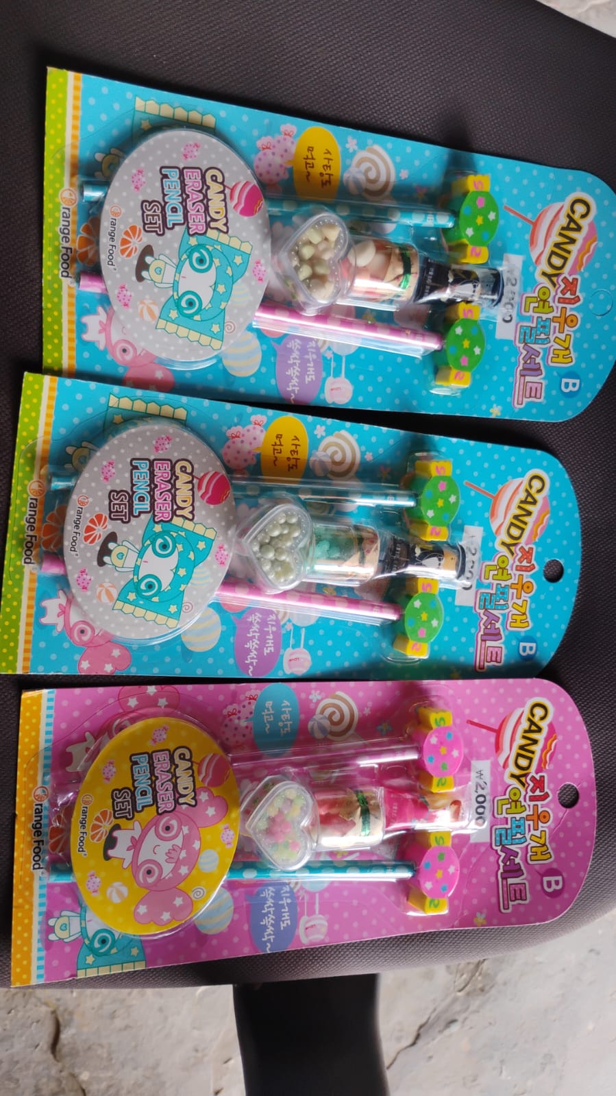 Fun Candy Design Pencil Set with Accessories (1 Set / Mix Design) Fun Candy Design Pencil Set with Accessories (1 Set / Mix Design)